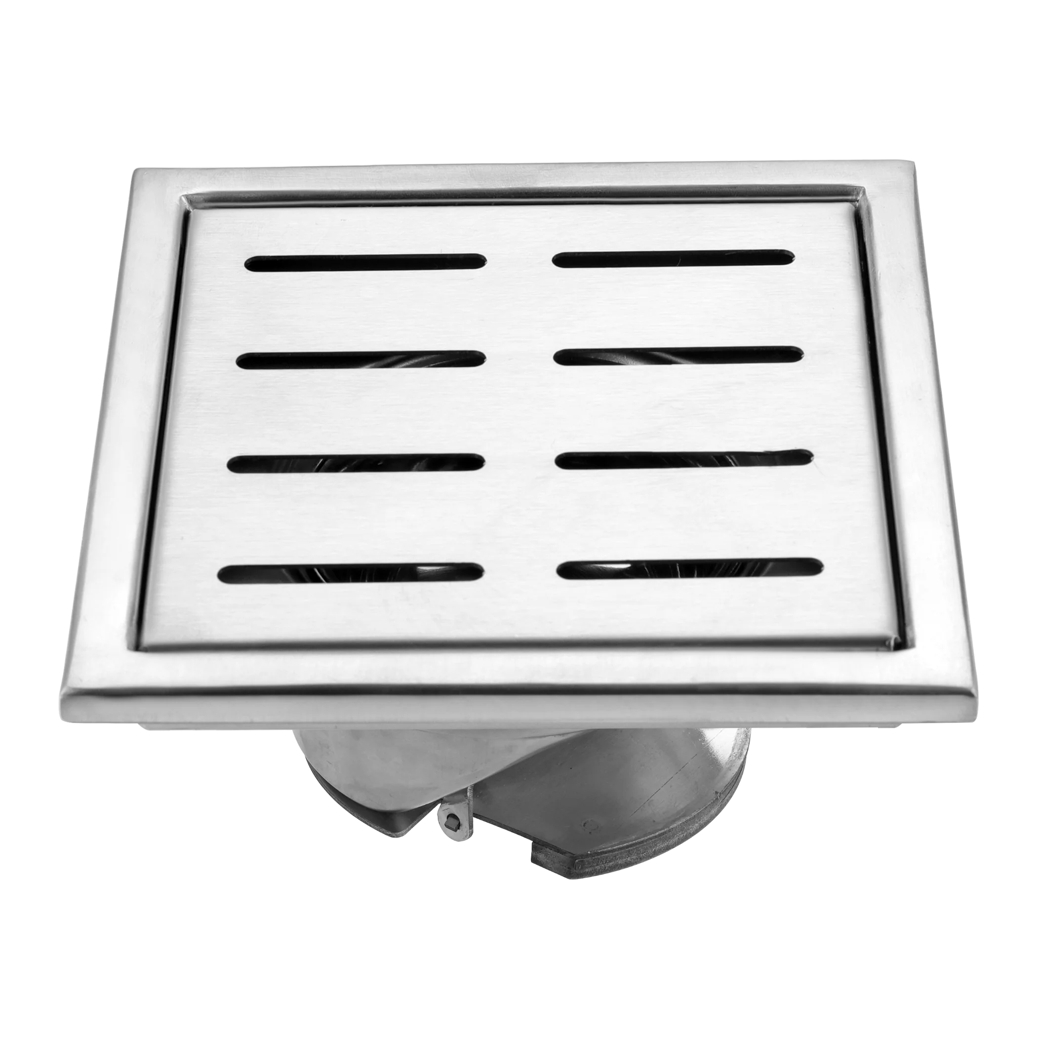 Classic Shower Drain Channel with Collar (Square)