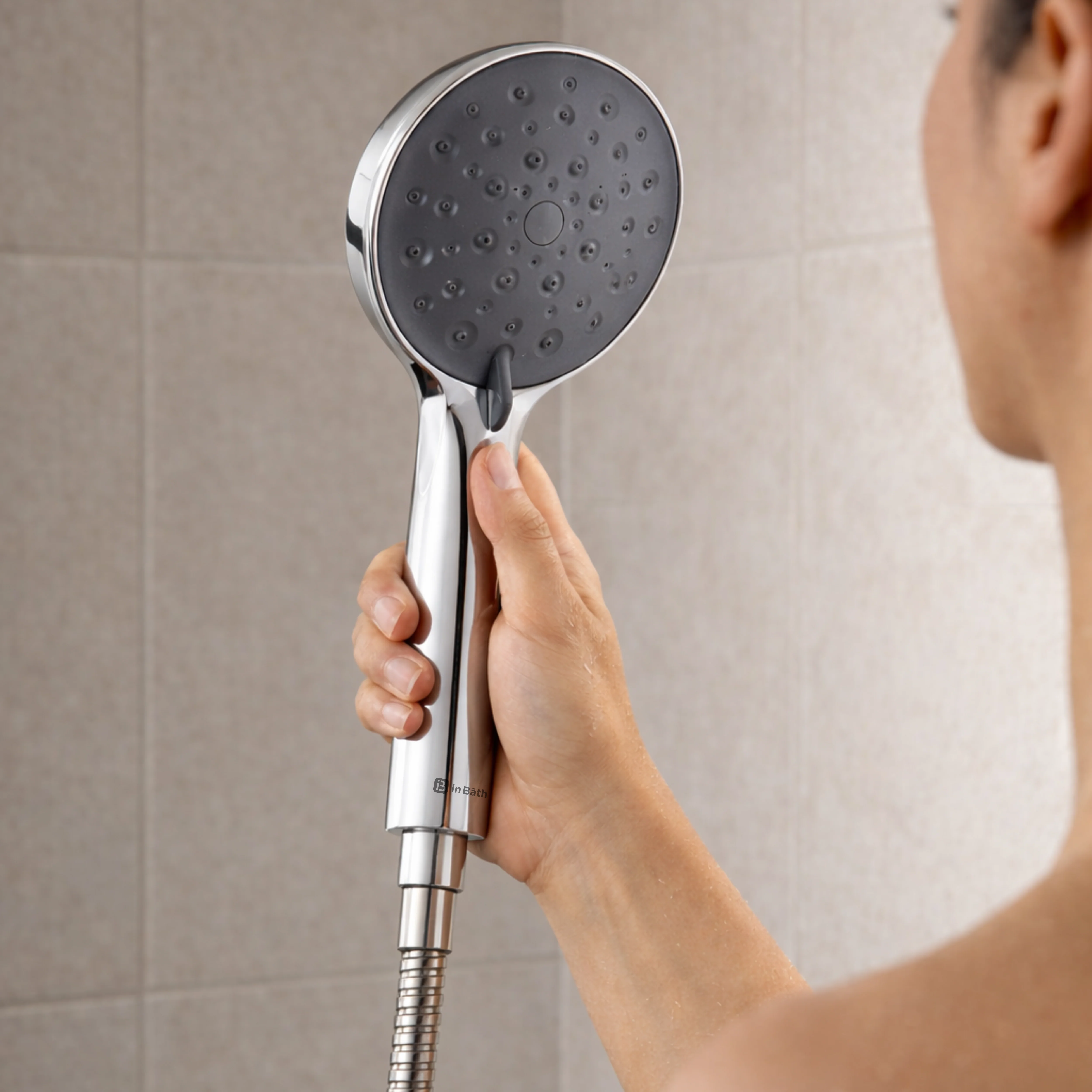 Glory Hand Shower With SS Flexible Pipe & Hook - Image 3