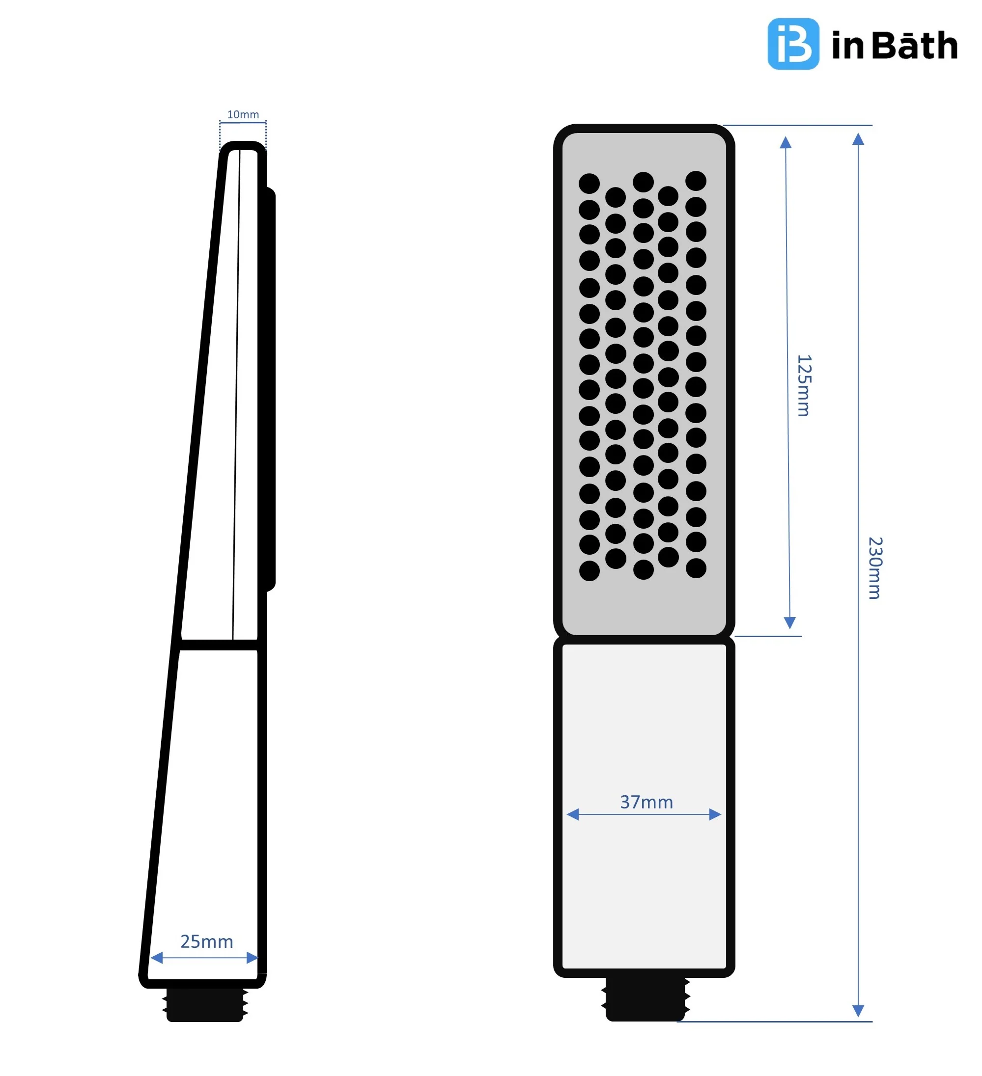 Twish Hand Shower With SS Flexible Pipe & Hook - Image 3