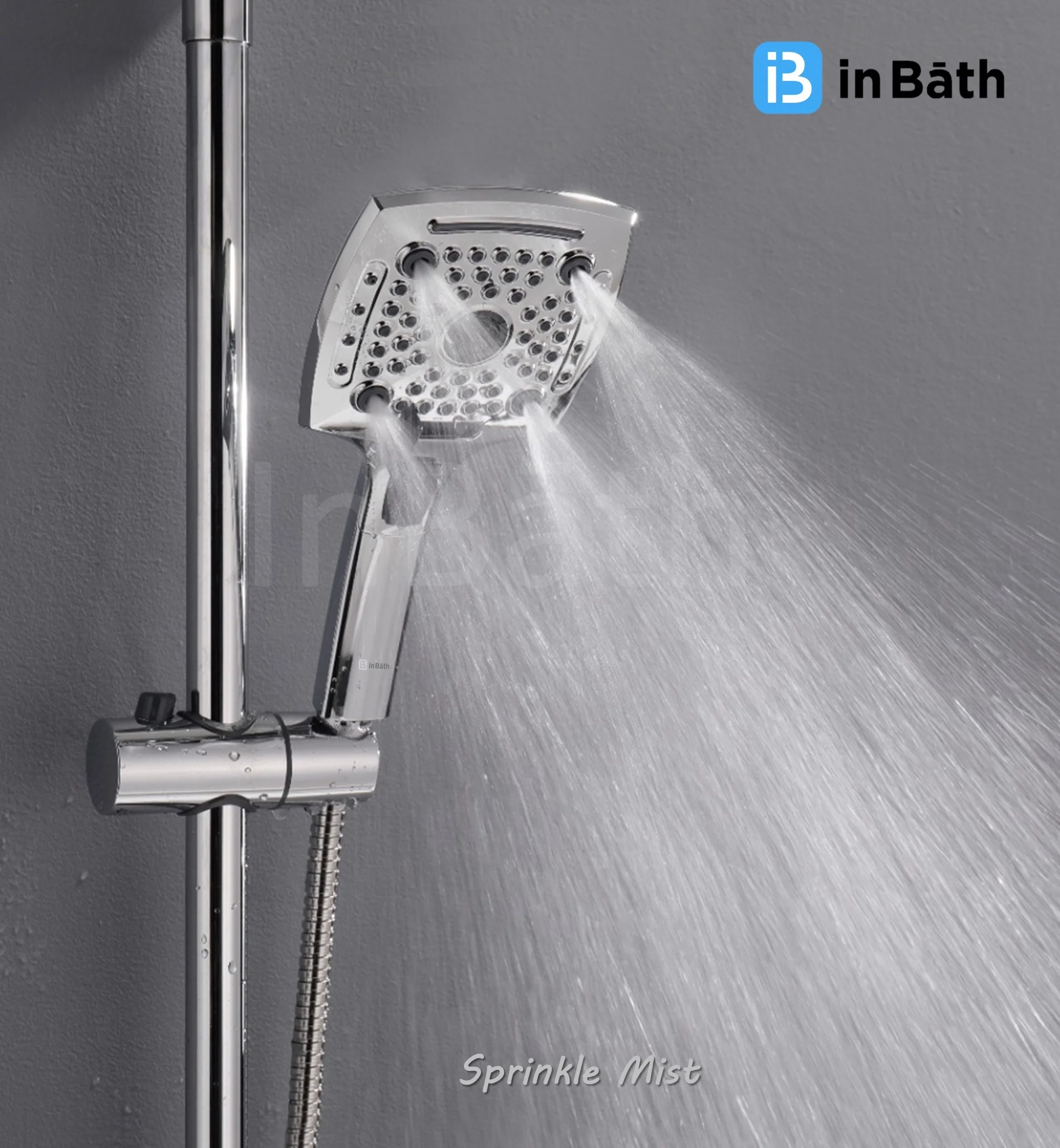 Aviator 5 Flow Hand Shower With 1.5 Mtr SS Pipe & Hook - Image 8