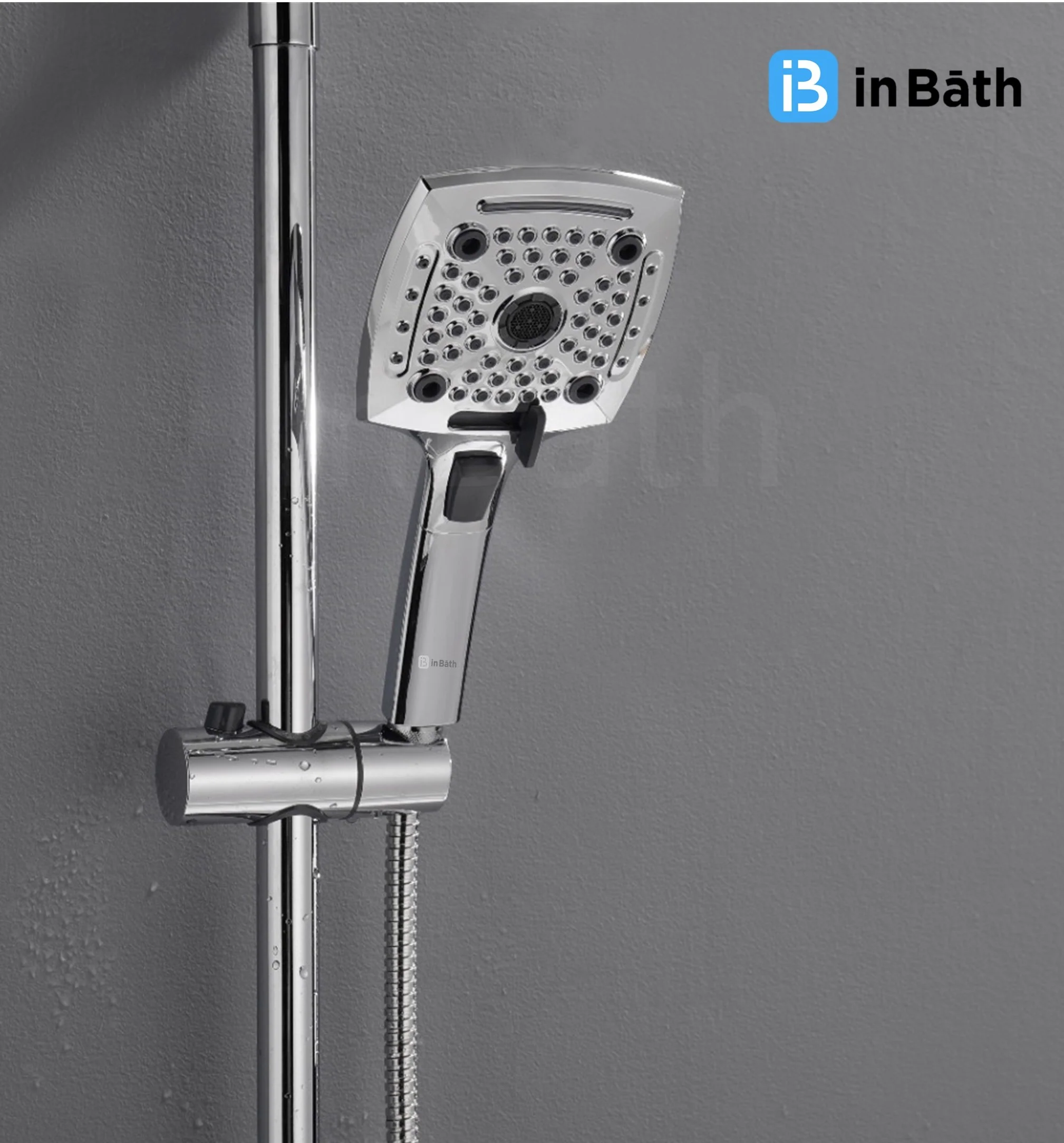 Elevate 5 Flow Hand Shower Without SS Pipe & Hook - Image 3