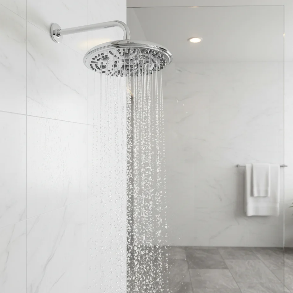 Elevate 8 Inches Round Multi Flow Overhead Shower - Image 2